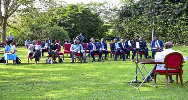 Partnership meeting between Uganda and Botswana