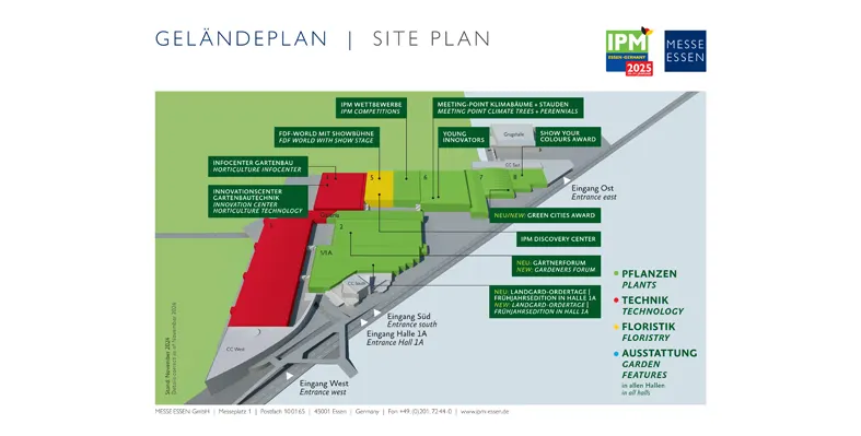 Site plan IPM ESSEN 2025