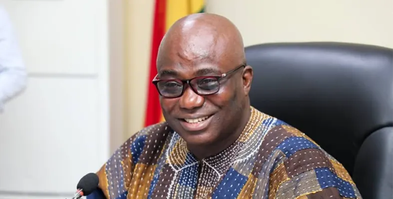 The programme is an initiative designed to transform the country's agricultural landscape. (Image source: MOFA) image_shows_minister_eric_opoku_unveiling_feed_ghana_programme
