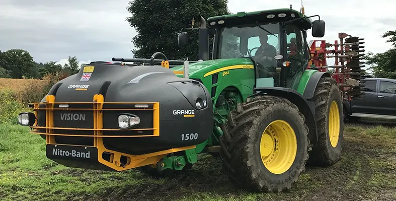 TThe liquid fertiliser system integrates seamlessly with most modern drills.(Image credit: Grange Machinery) Image_of_liquid_fertiliser