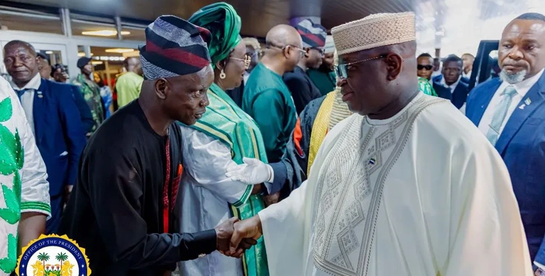  President Dr Julius Maada Bio at the State Opening of Parliament Address