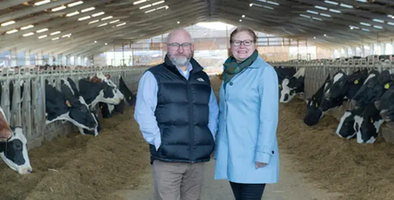 Left to right are Ross McDermid (CCO) AND Fiona Marshall (CEO) of Biotangents.