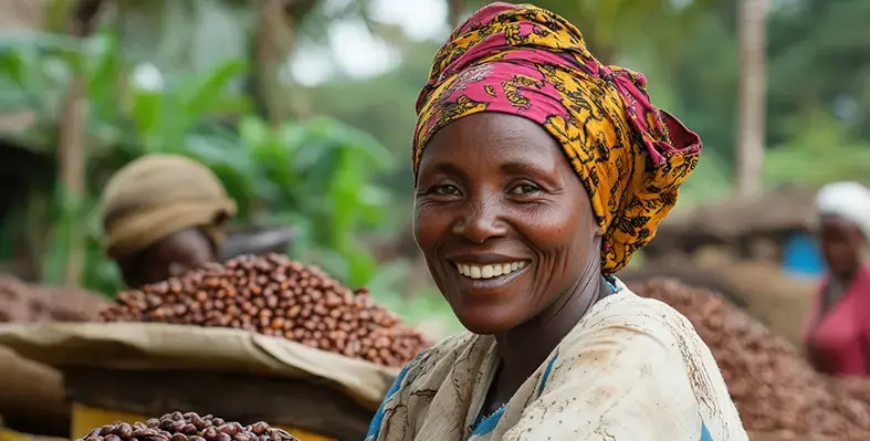 image_shows_women_farmers_working_in_a_farm_indicating_initiatives_aimed_at_breaking_barriers_and_addressing_gender_inequalities