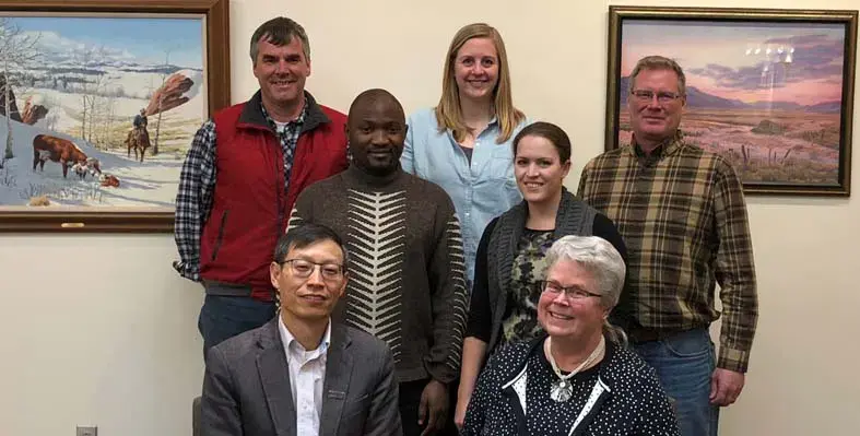 Team members leading the project